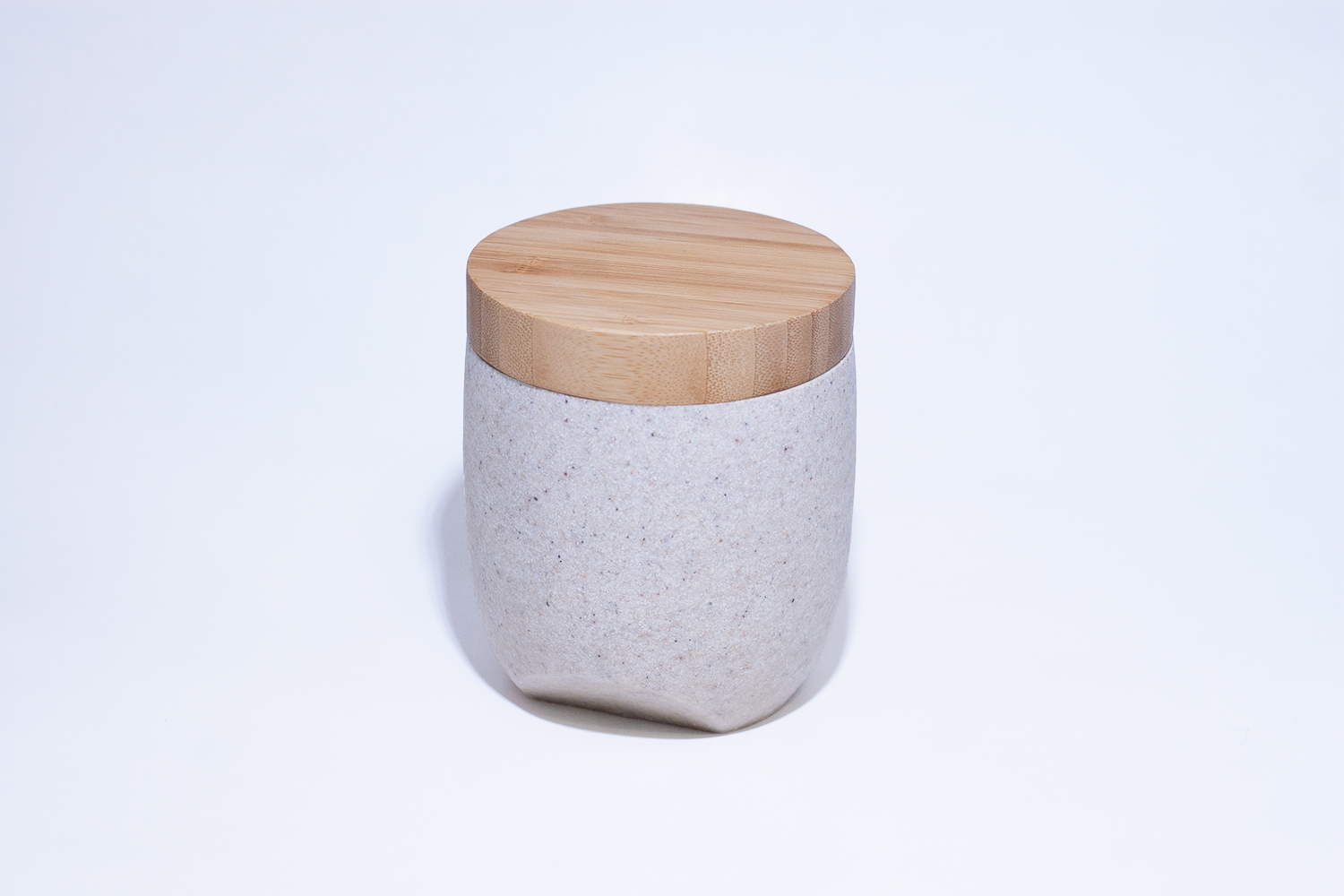 wooden lid cement jar